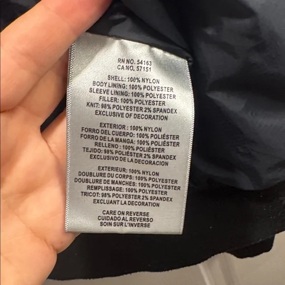 316-Levi's men's diamond quilted bomber jacket in blue - Picture 8 of 11